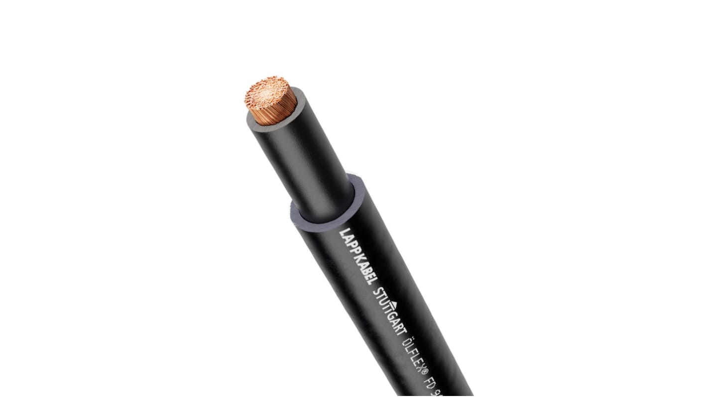 Kabel zasilający 1 Core Polichlorek winylu PVC Sheath Czarny, 1 kV