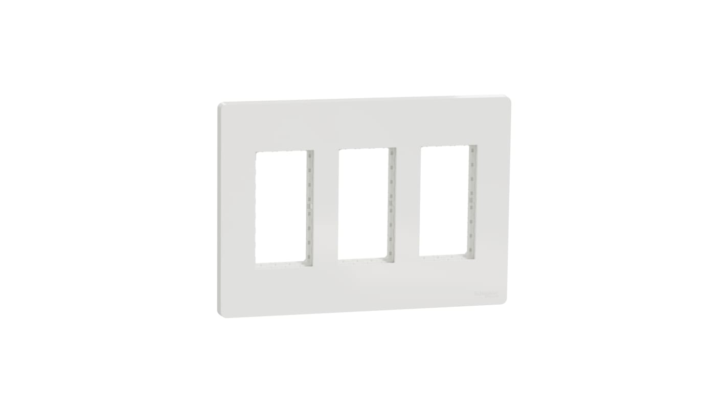 Schneider Electric White 3 Gang Thermoplastic Mounting Frame