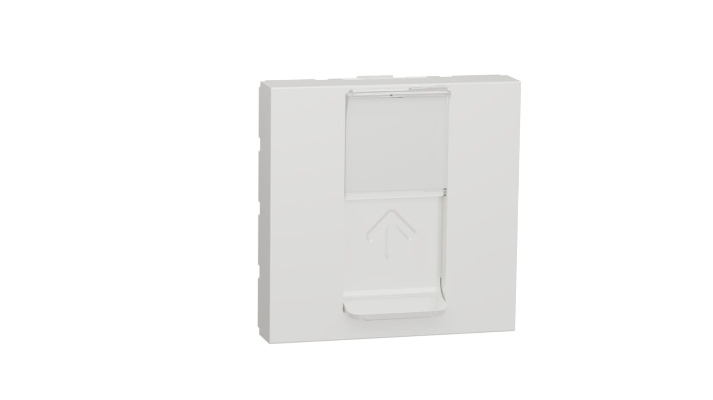 Conector hembra RJ45 Cat5 Hembra Schneider Electric serie New Unica, de 8 vías, apantallamiento UTP