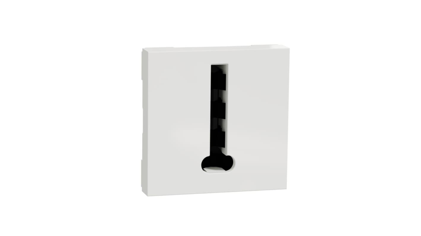 Schneider Electric White Telephone Socket