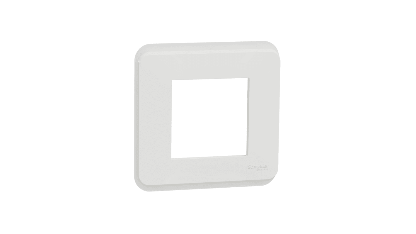 Schneider Electric New Unica Series Thermoplastic Frame, 85 x 85 x 10mm