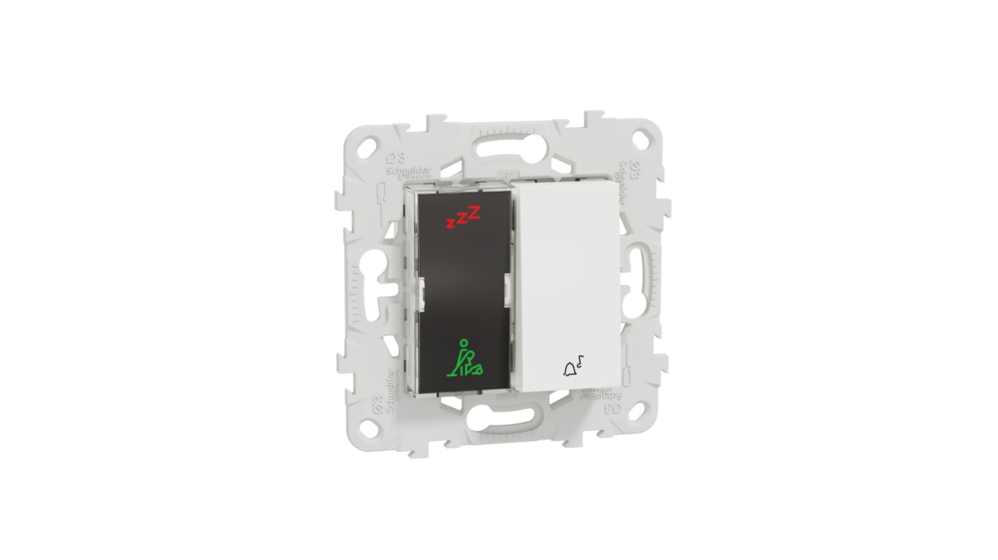 Schneider Electric, Screw Mount White LED Indicator, IP2X, Rectangular, 230V ac