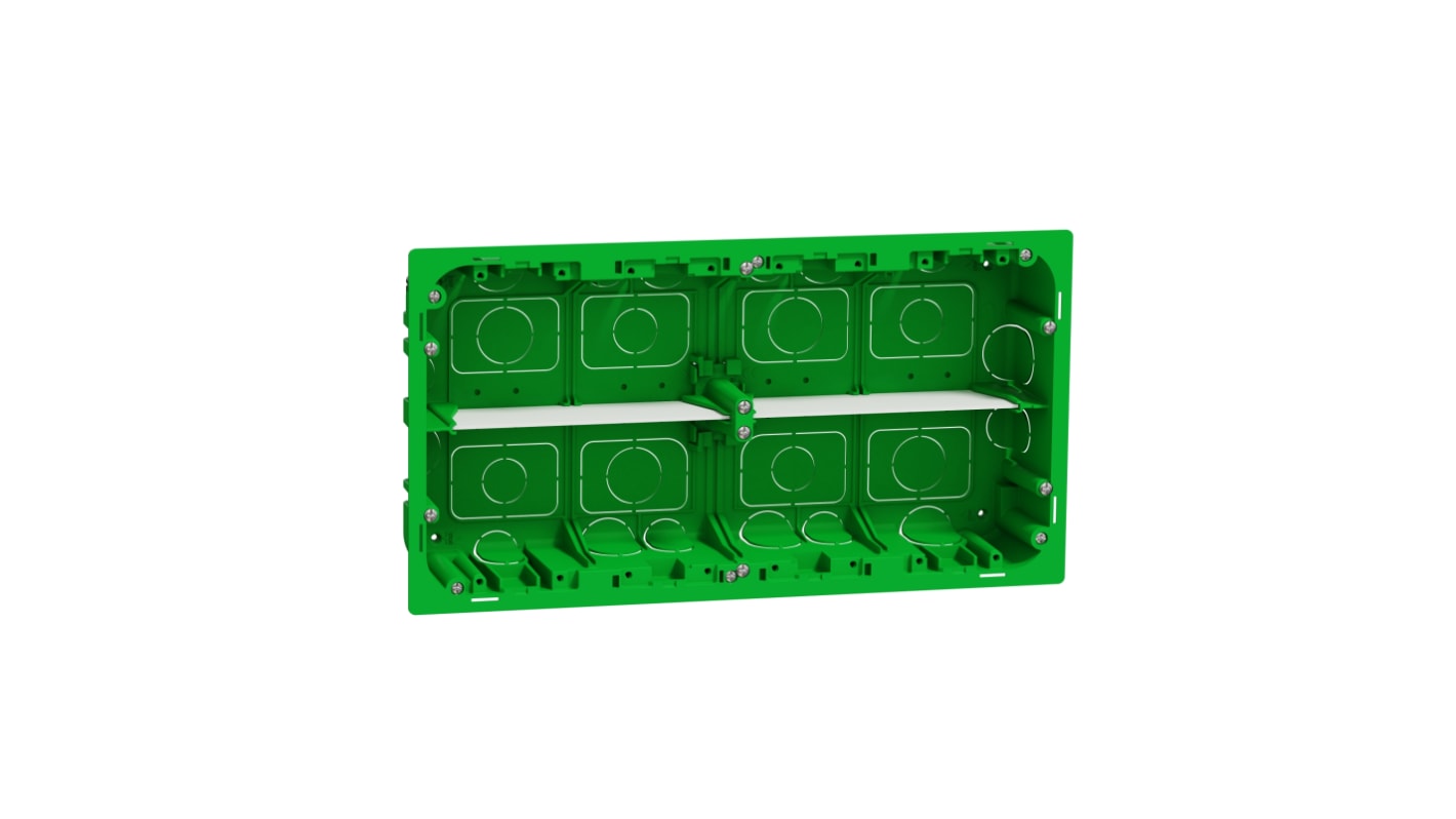 Schneider Electric Green ABS New Unica Control Station Enclosure - 10 Hole