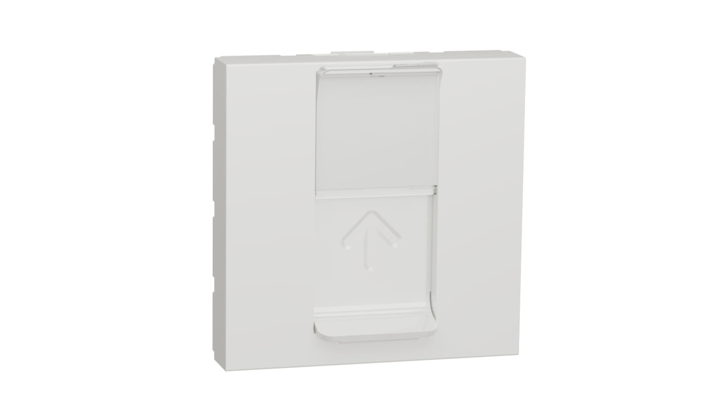 Schneider Electric New Unica Series Female RJ45 Socket, Flush Mount 1 Port