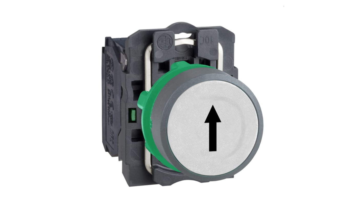 Schneider Electric XB5 Series Push Button, 22mm Cutout, 1 NO, 600V, IP66, IP67