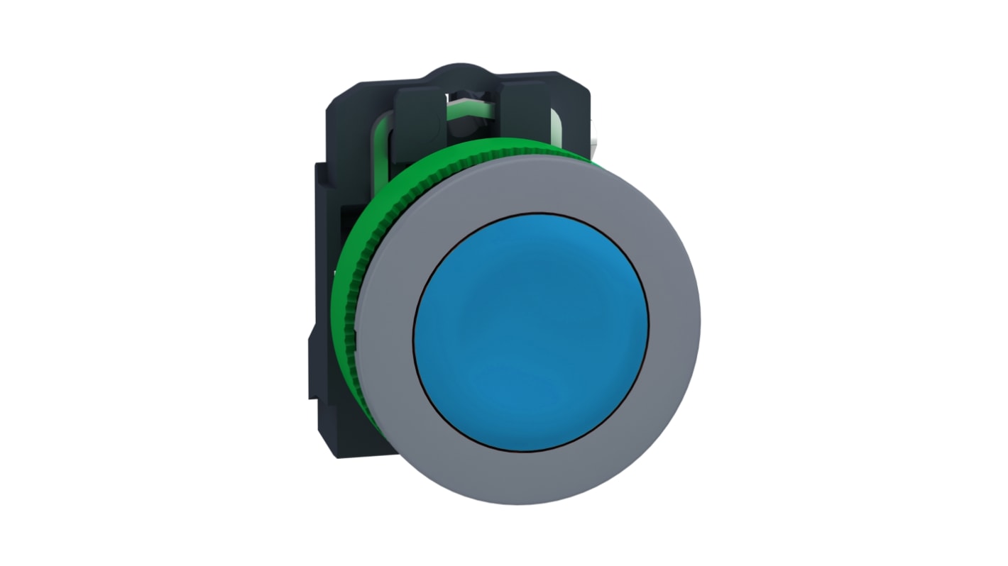 Schneider Electric XB5 Series Push Button, 22mm Cutout, 1 NO, 600V, IP66, IP67