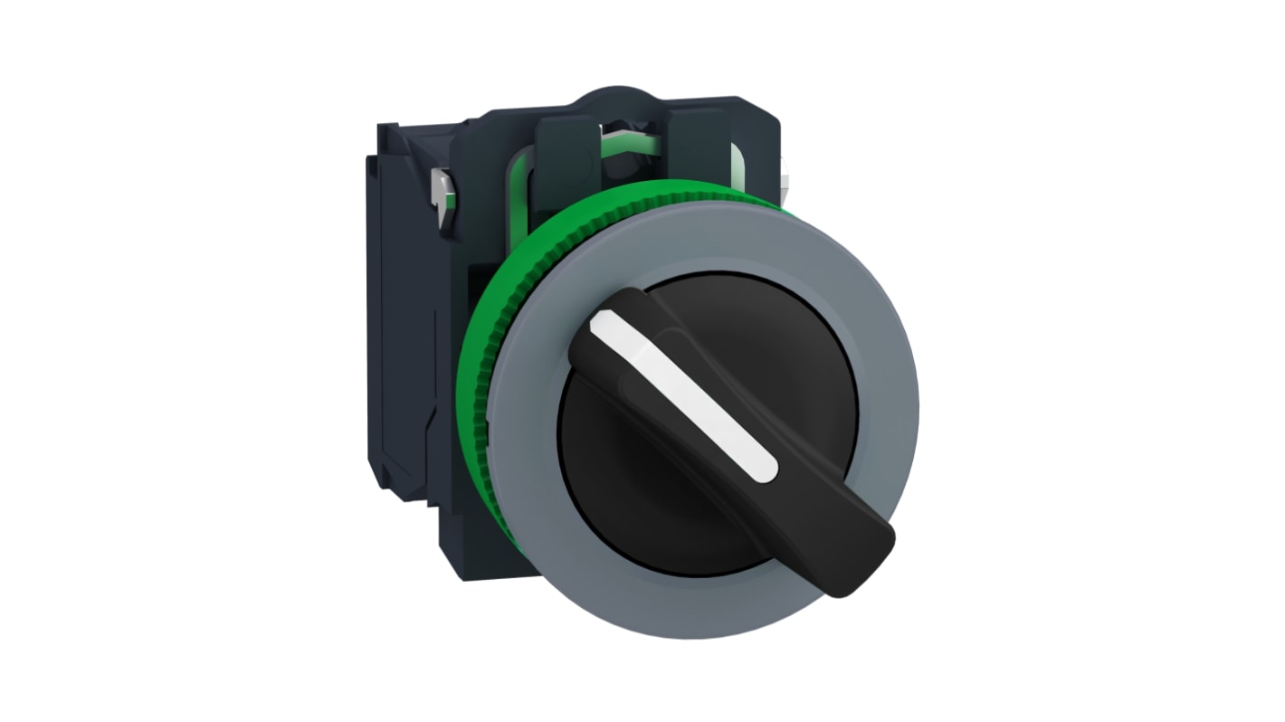 Selettore Schneider Electric XB5FD21C0 a 3 posizioni , diam. foro 30.5mm