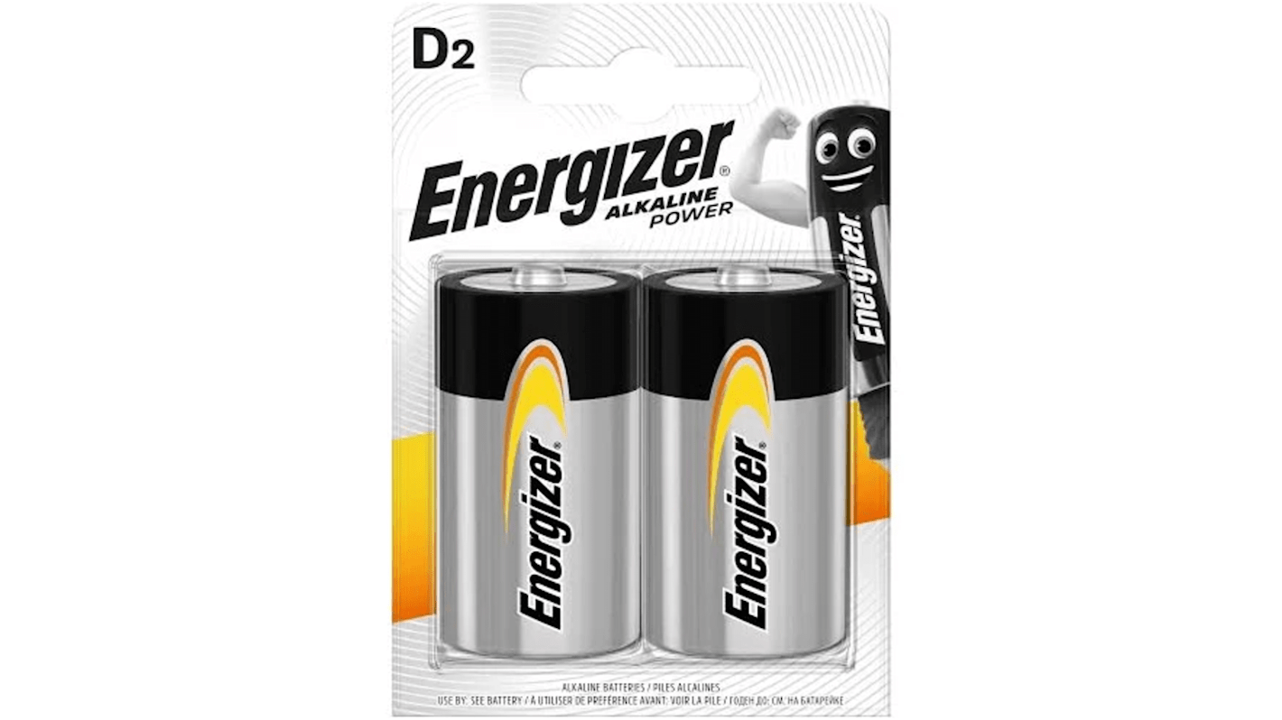 Energizer Energizer Industrial 1.5V Zinc Manganese Dioxide D Batteries