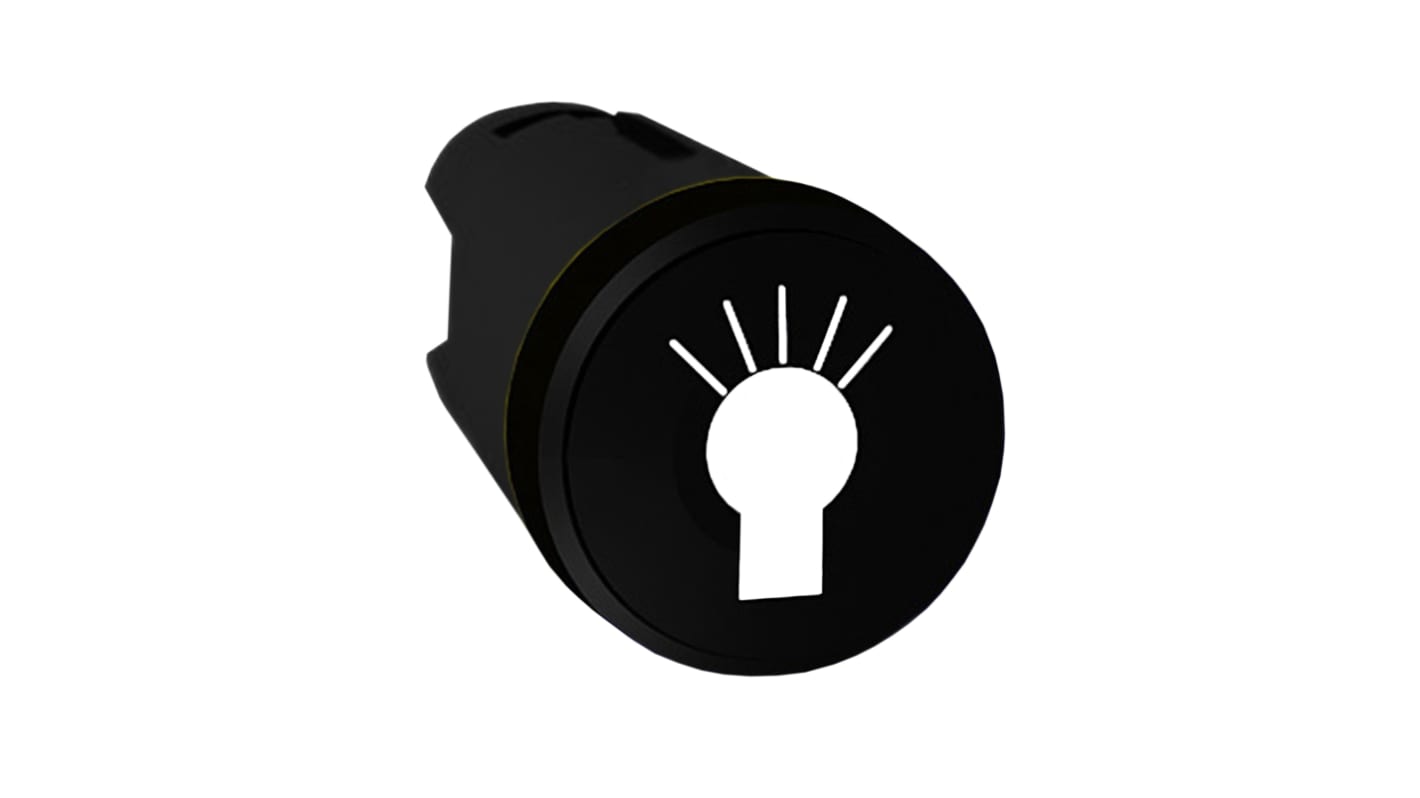 Schneider Electric Harmony XB5 Series Black Spring Return Push Button Head, 22mm Cutout, IP66, IP67, IP69(IP69K)