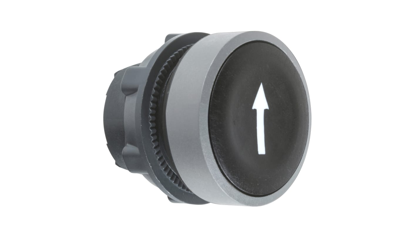 Schneider Electric Harmony XB5 Series Black Spring Return Push Button Head, 22mm Cutout, IP66, IP67