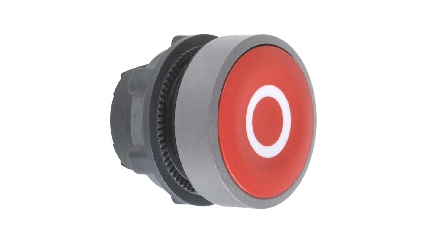 Schneider Electric Harmony XB5 Series Red Spring Return Push Button Head, 22mm Cutout, IP66, IP67