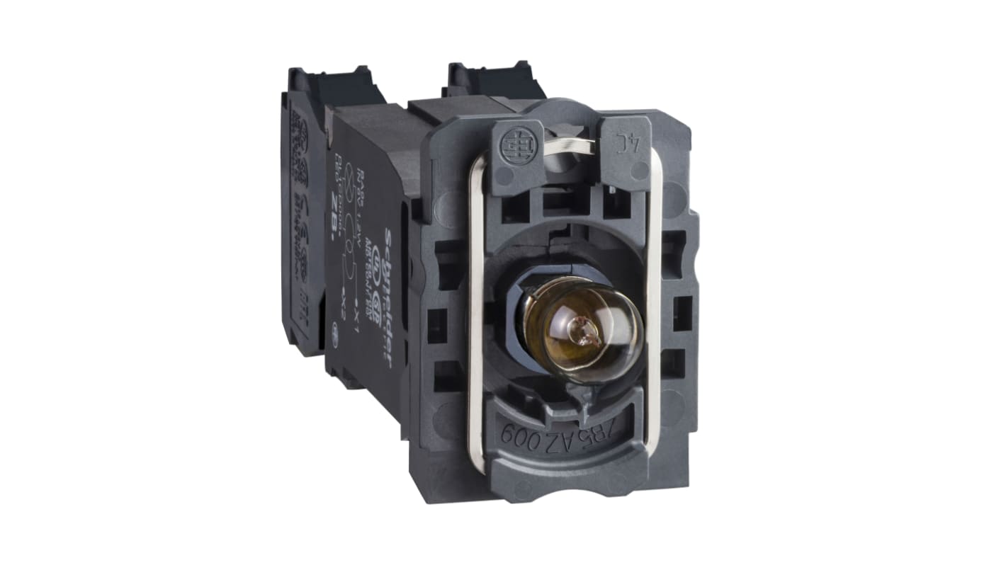 Schneider Electric XB5 Series Light Block, 120V, 1 NO + 1 NC