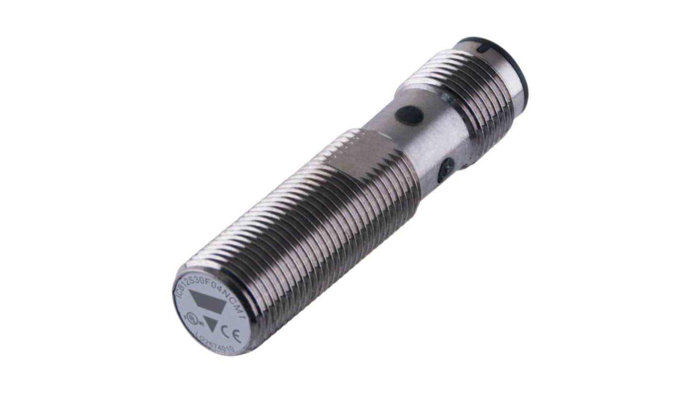 Rs-Online Sensore di prossimità Cilindro filettato Carlo Gavazzi M12 rilevamento 4 mm 10 → 36 V CC