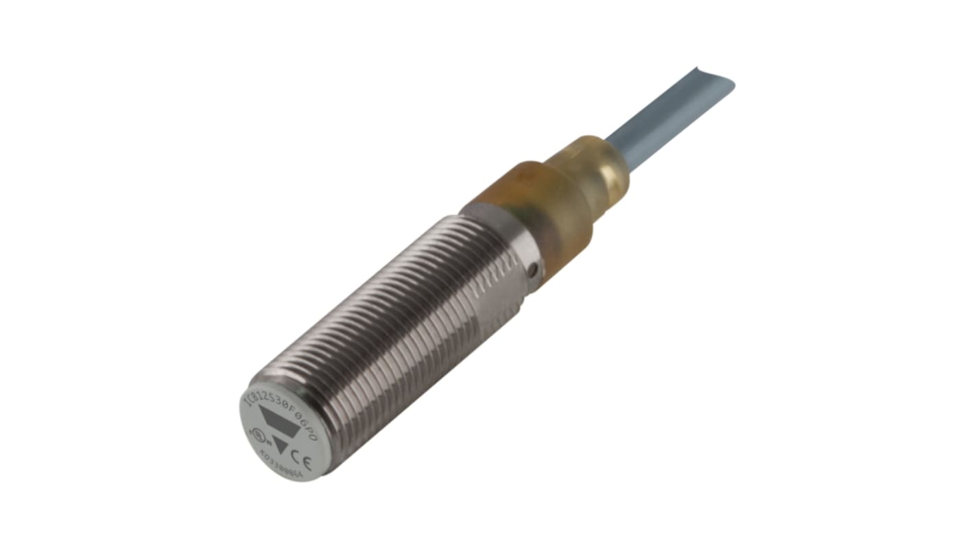 Rs-Online Sensore di prossimità Cilindro filettato Carlo Gavazzi M12 rilevamento 6 mm 10 → 36 V CC