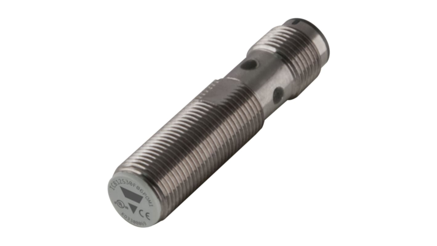 Rs-Online Sensore di prossimità Cilindro filettato Carlo Gavazzi M12 rilevamento 6 mm 10 → 36 V CC