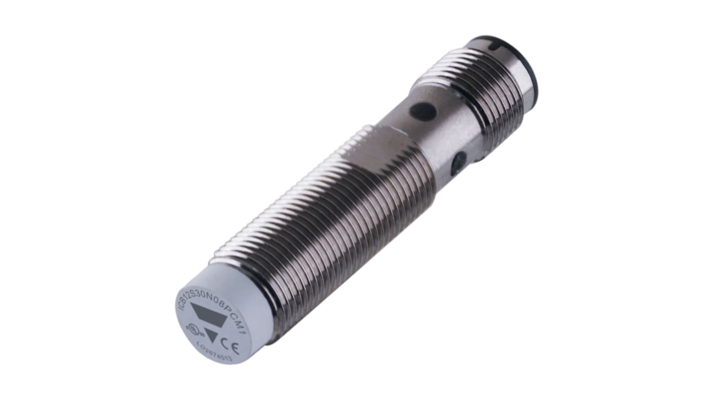 Rs-Online Sensore di prossimità Cilindro filettato Carlo Gavazzi M12 rilevamento 4 mm 10 → 36 V CC