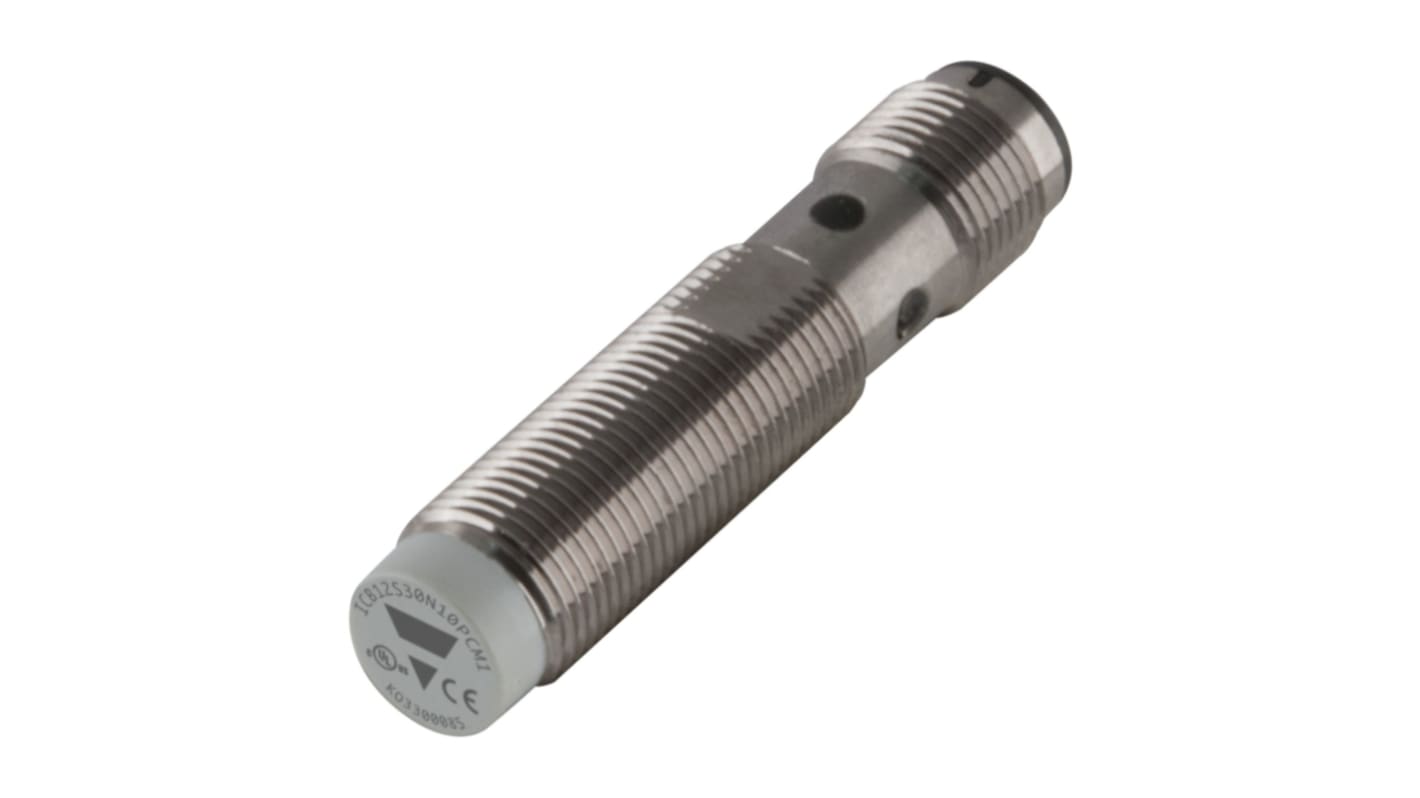 Rs-Online Sensore di prossimità Cilindro filettato Carlo Gavazzi M12 rilevamento 10 mm 10 → 36 V CC
