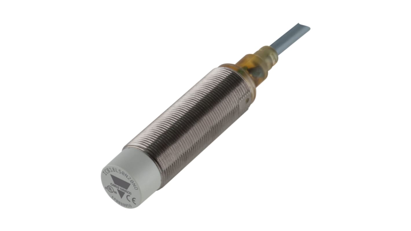 Rs-Online Sensore di prossimità Cilindro filettato Carlo Gavazzi M18 rilevamento 20 mm 10 → 36 V CC