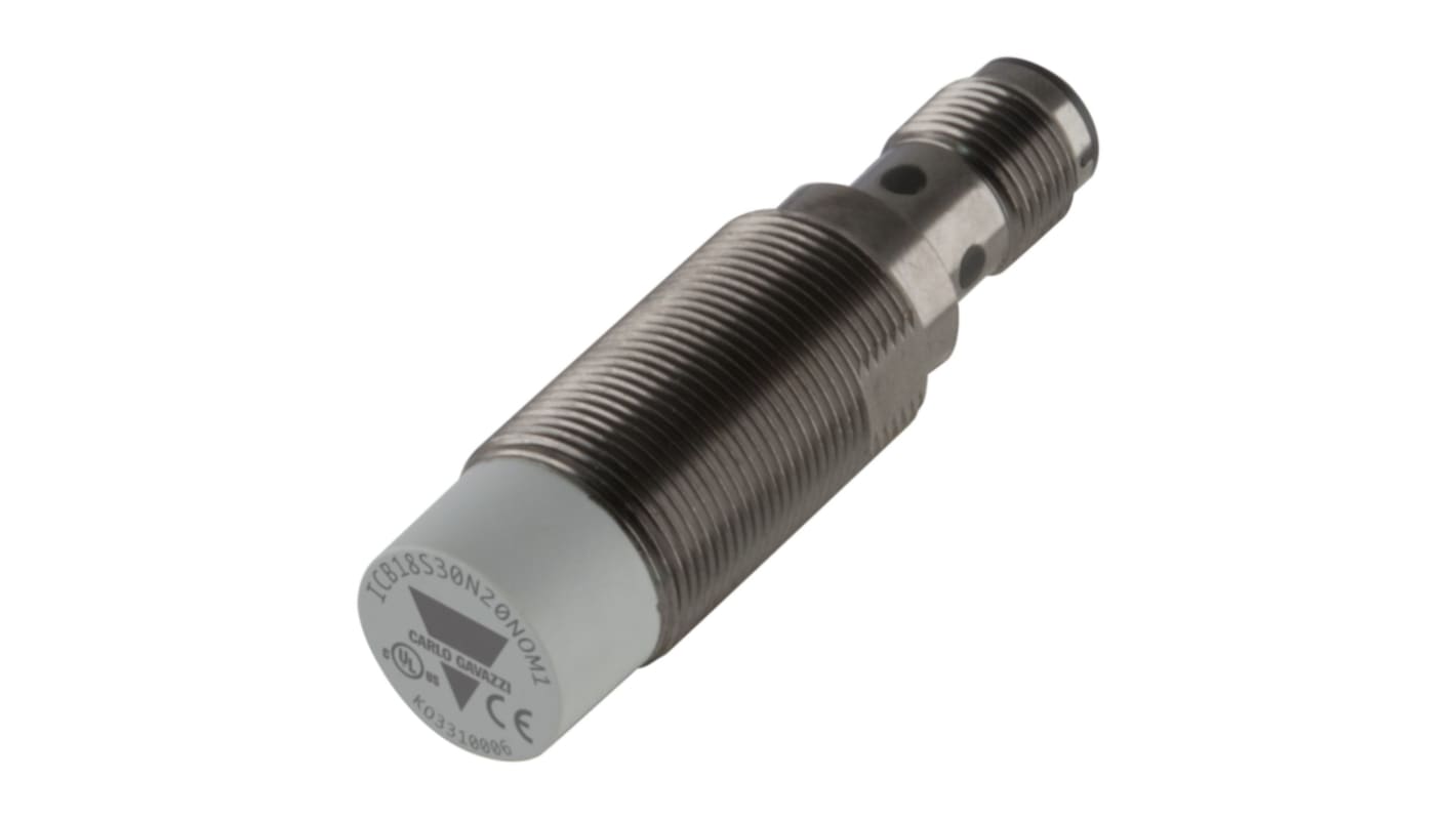 Rs-Online Sensore di prossimità Cilindro filettato Carlo Gavazzi M18 rilevamento 20 mm 10 → 36 V CC