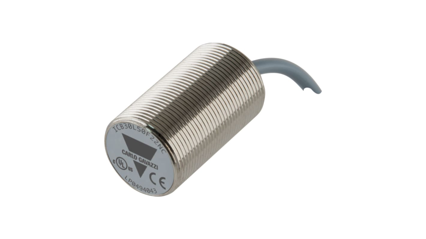 Rs-Online Sensore di prossimità Cilindro filettato Carlo Gavazzi M30 rilevamento 10 mm 10 → 36 V CC