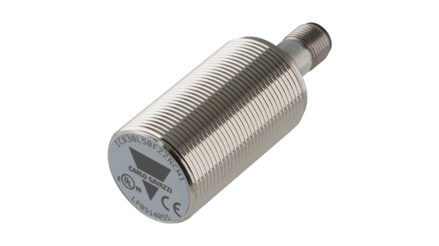 Rs-Online Sensore di prossimità Cilindro filettato Carlo Gavazzi M30 rilevamento 10 mm 10 → 36 V CC