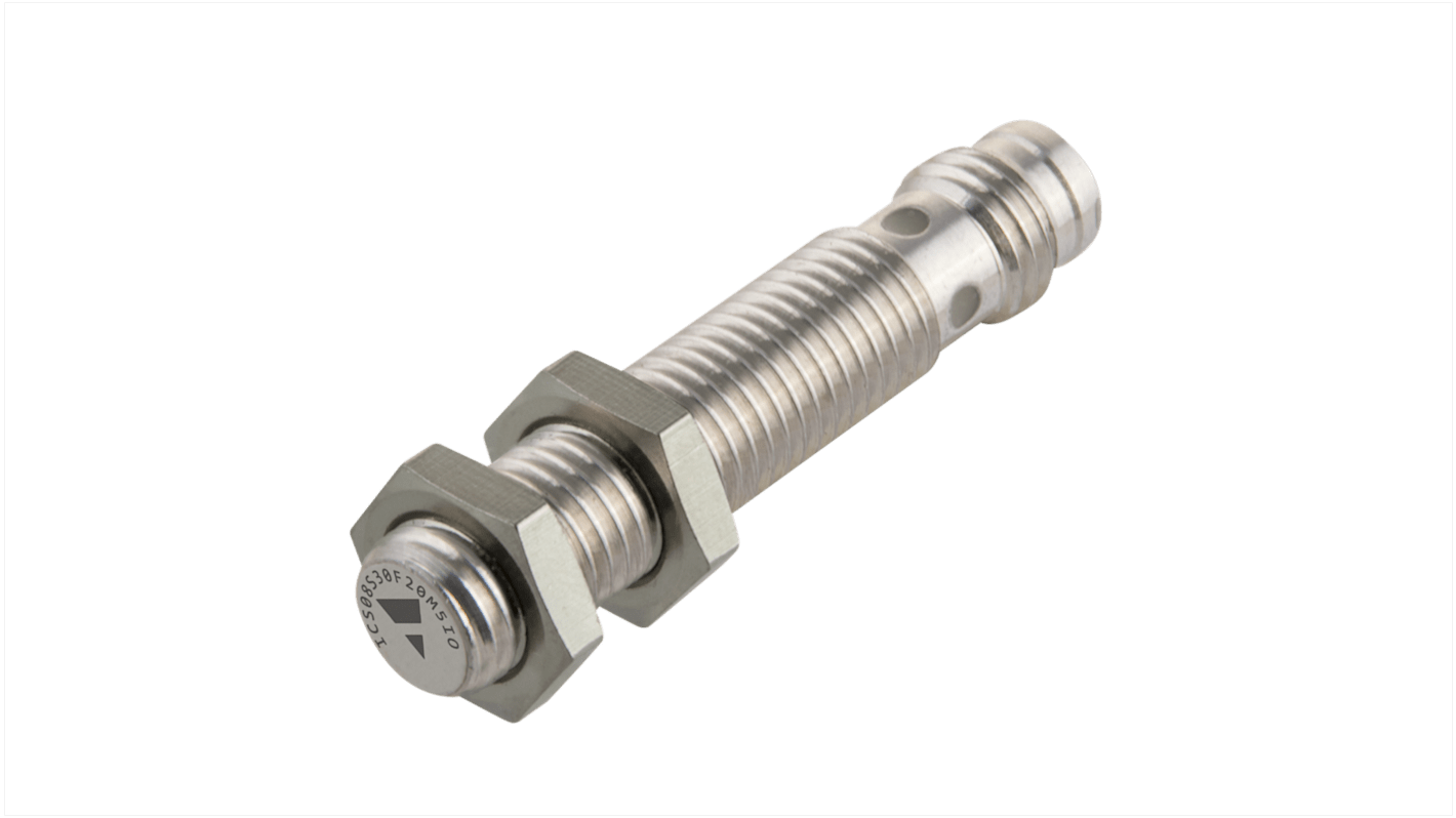 Rs-Online Sensore di prossimità Cilindro filettato Carlo Gavazzi M8 rilevamento 2 mm 10 → 36 V CC