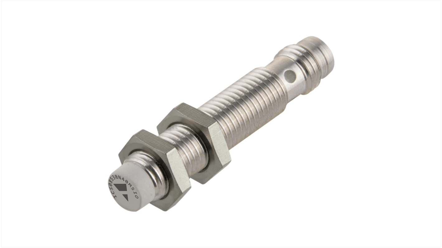 Rs-Online Sensore di prossimità Cilindro filettato Carlo Gavazzi M8 rilevamento 2 mm 10 → 36 V c.c