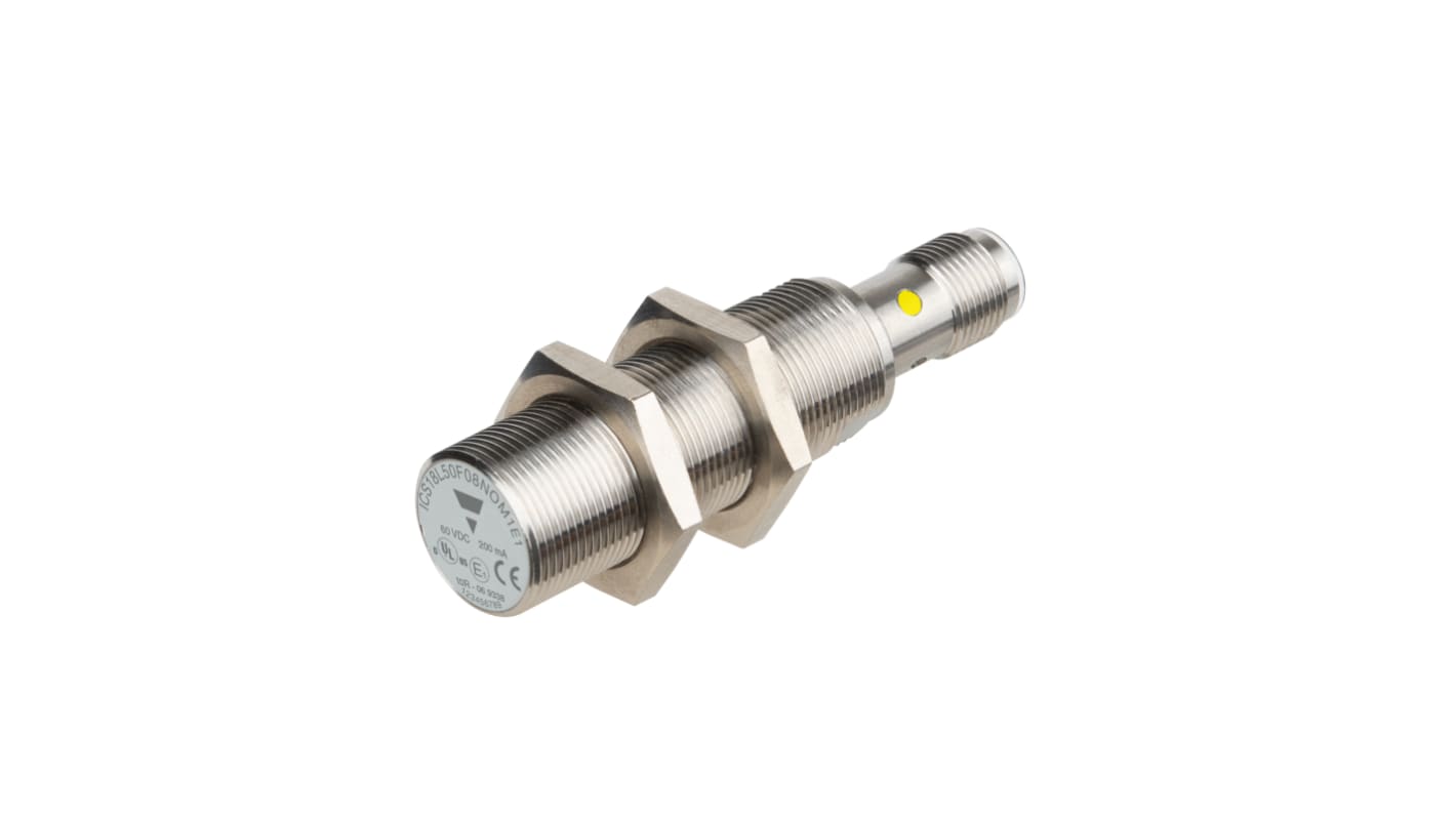 Rs-Online Sensore di prossimità Cilindro filettato Carlo Gavazzi M18 rilevamento 8 mm 8 → 60 V c.c