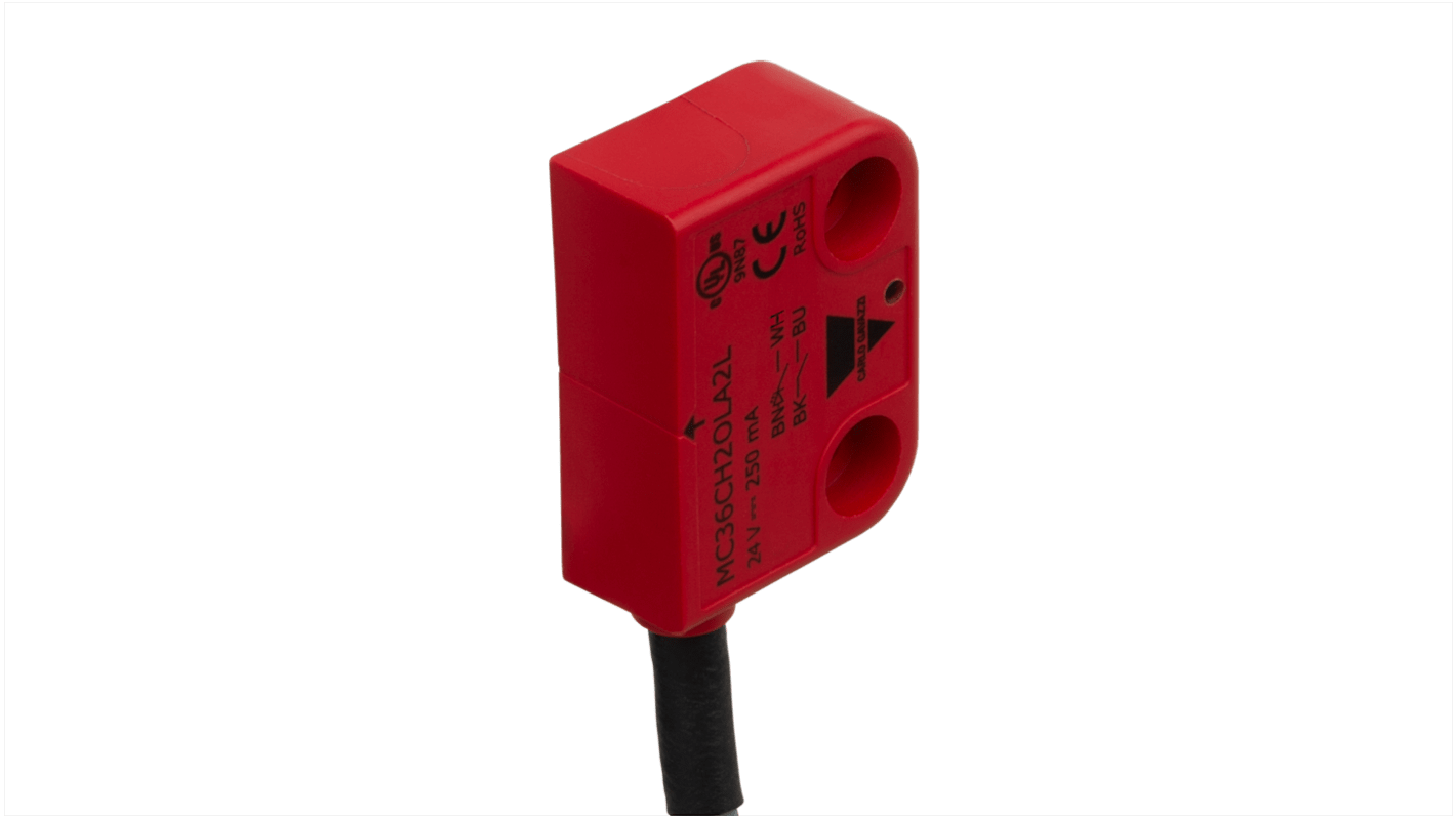 Carlo Gavazzi MC36C Kabel Sicherheitsschalter aus Kunststoff 12 → 24V ac/dc, Schließer/Öffner, Magnet