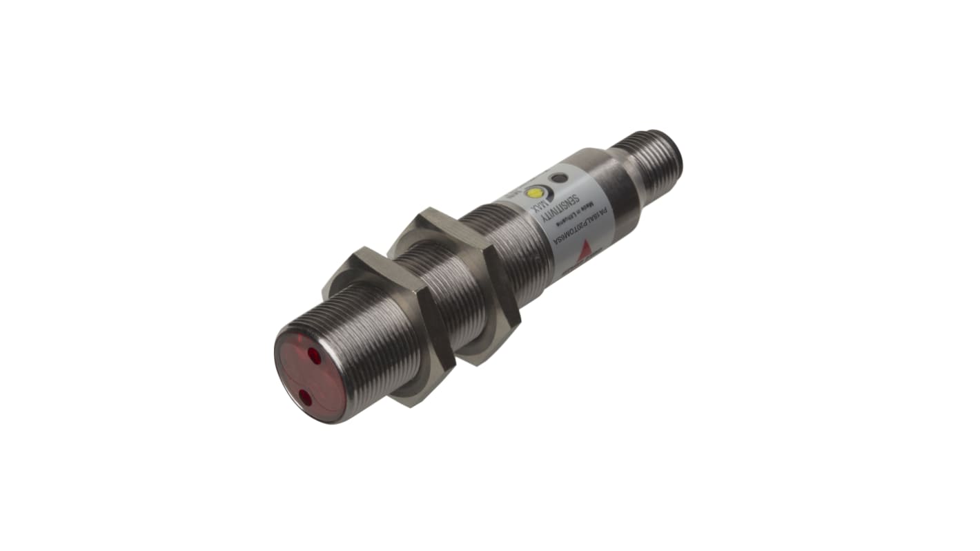 Rs-Online Sensore fotoelettrico Cilindrico Carlo Gavazzi a riflessione diffusa rilevamento 0 → 400 mm uscita Due fili