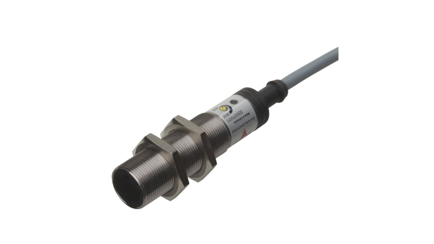 Rs-Online Sensore fotoelettrico Cilindrico Carlo Gavazzi a riflessione diffusa rilevamento 0 → 400 mm uscita Due fili