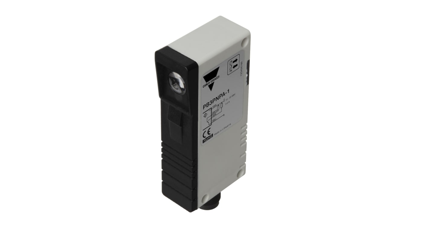 Rs-Online Sensore fotoelettrico Rettangolare Carlo Gavazzi Riflettente retrò polarizzato rilevamento 3000 mm uscita PNP