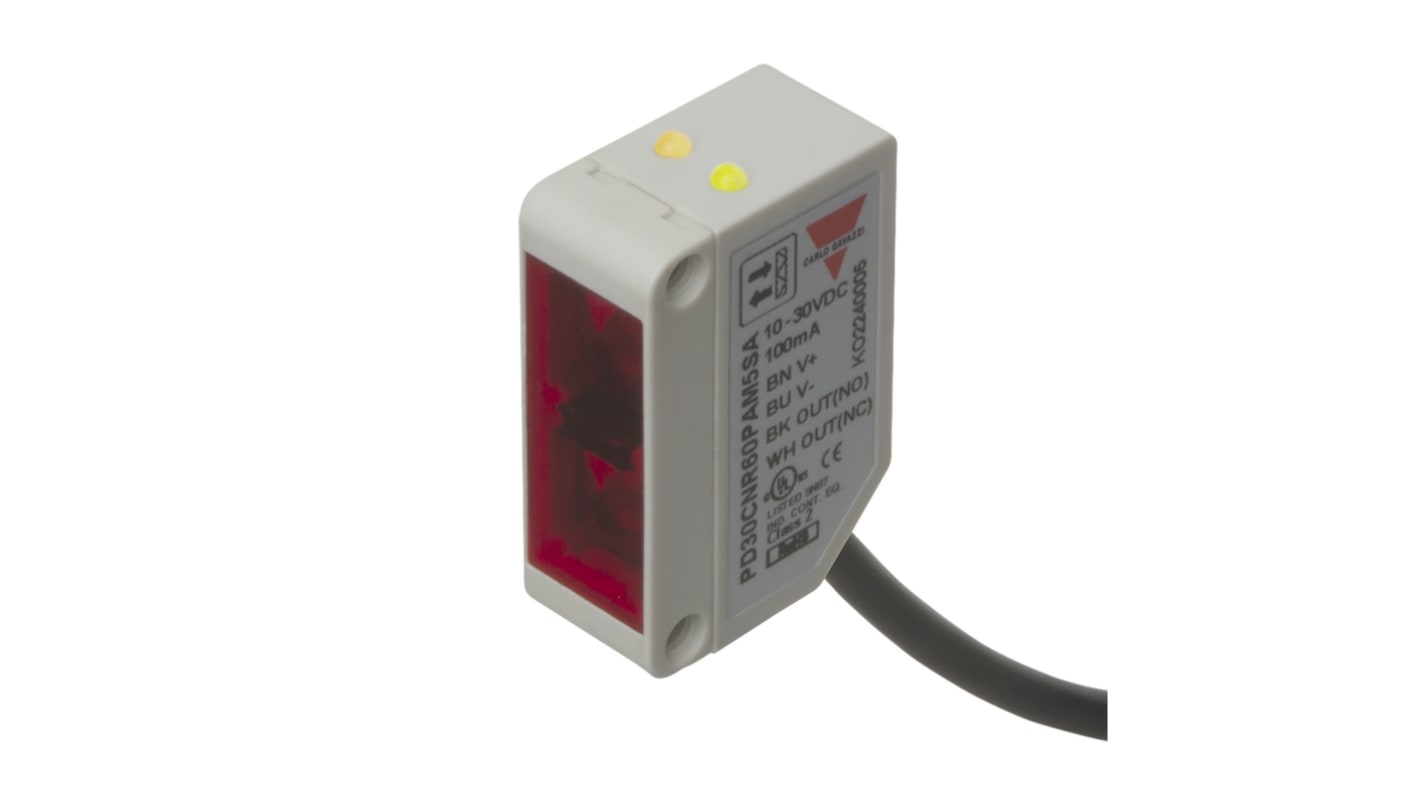 Rs-Online Sensore fotoelettrico Rettangolare Carlo Gavazzi a fascio passante rilevamento 15000 mm uscita NPN