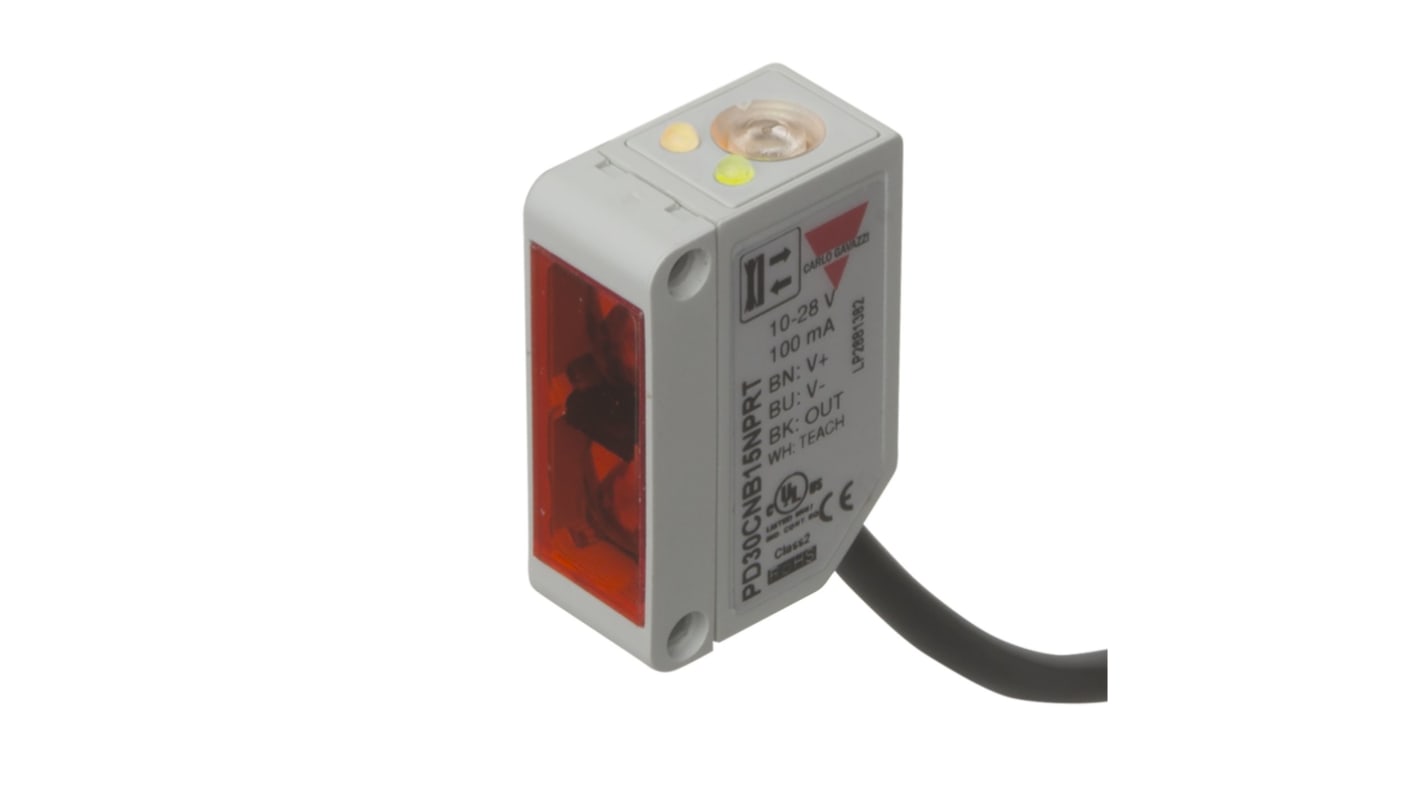 Rs-Online Sensore fotoelettrico Rettangolare Carlo Gavazzi a fascio passante rilevamento 15000 mm uscita PNP
