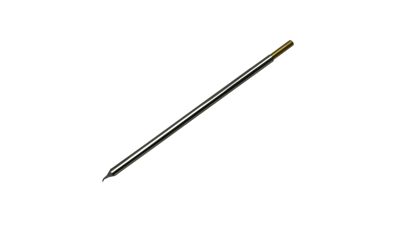 Punta saldatore Metcal STTC-826, serie STTC, 0,4 mm, piegata conica, angolo 30°