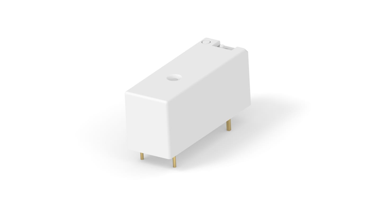 TE Connectivity PCB Mount Power Relay, 12V dc Coil, 8A Switching Current, SPST