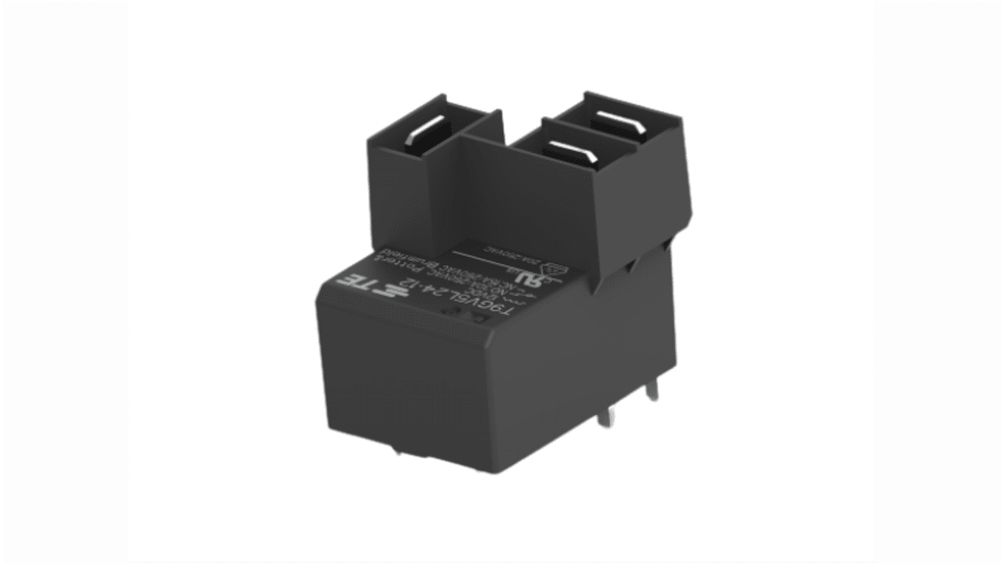 TE Connectivity PCB Mount Power Relay, 12V dc Coil, 30A Switching Current, SPST