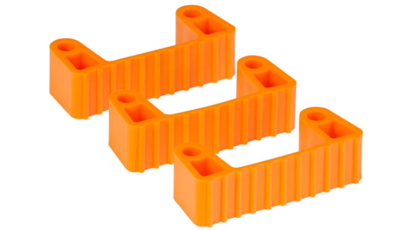 Soporte de fregona Naranja Vikan de TPE Caucho, 100mm de ancho