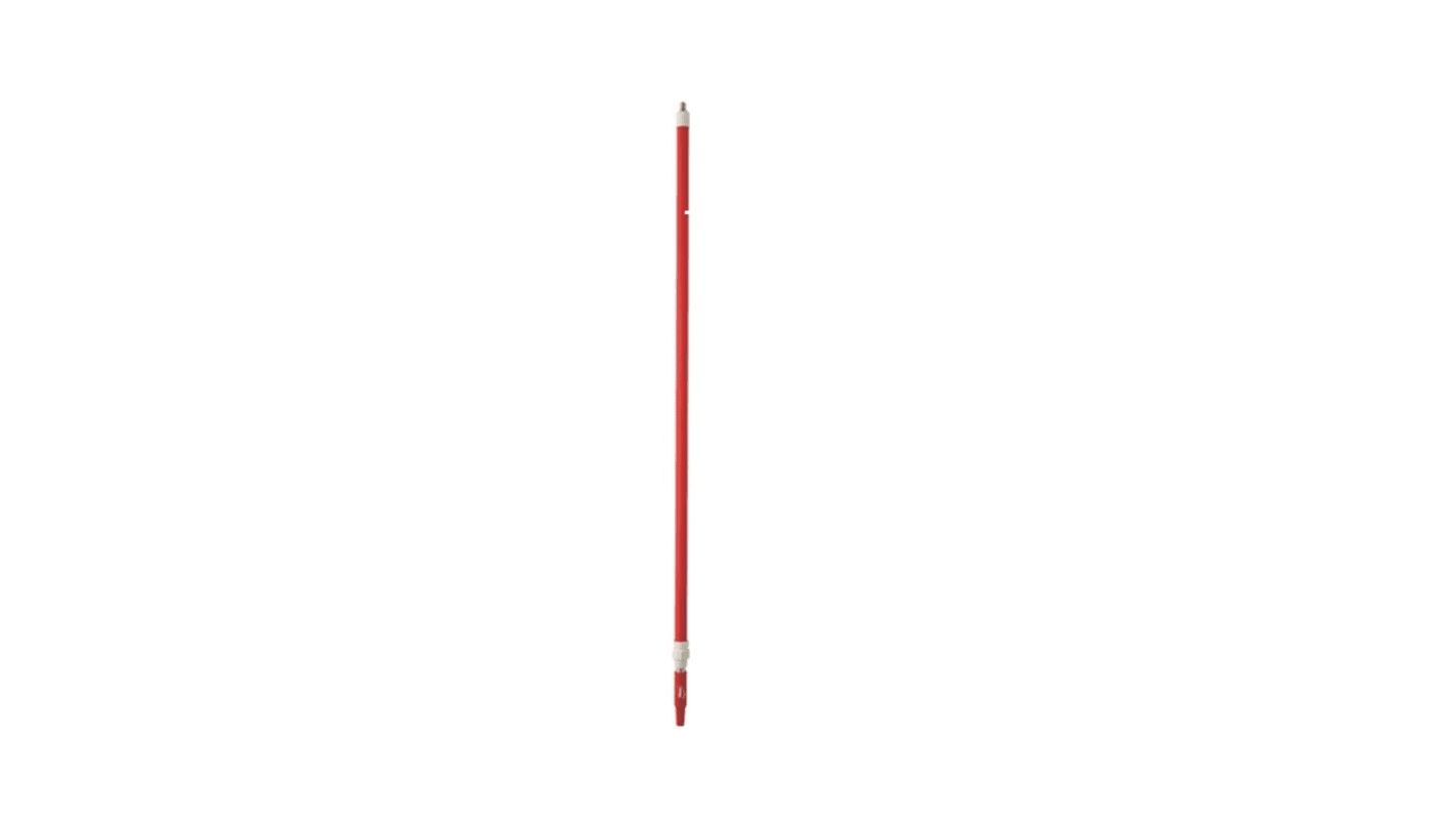 Vikan White Anodised Aluminium, Polypropylene Telescopic Handle, 1.6m, for use with Vikan Squeegee