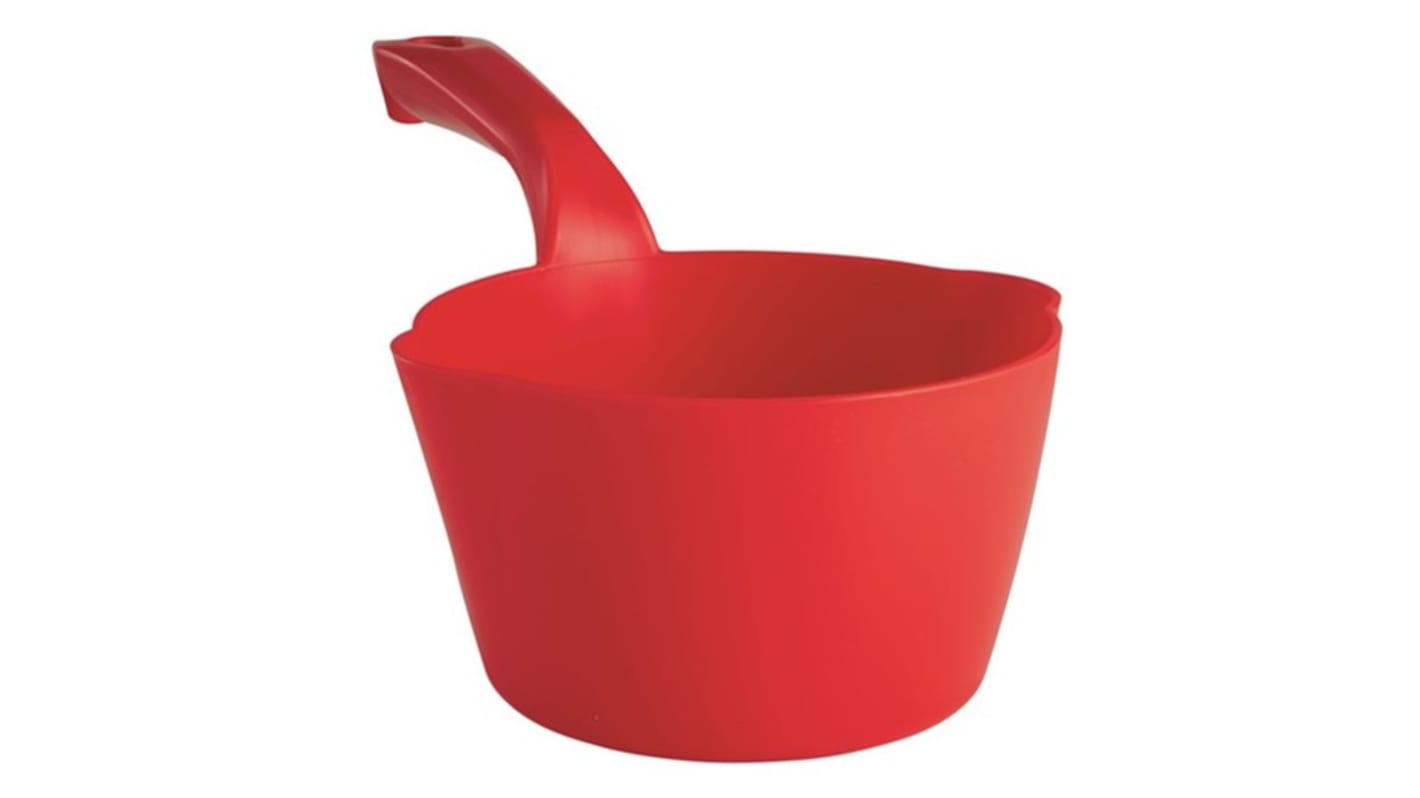 Vikan Round Bowl Scoop, 1 Litre, Red