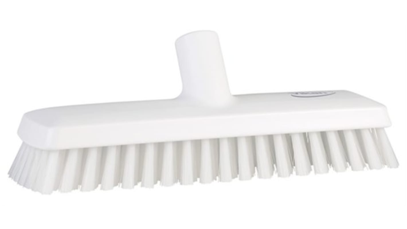 Cepillo para cubiertas Vikan 70435 Blanco, 32mm, Poliéster, Polipropileno, Acero inoxidable para Mataderos