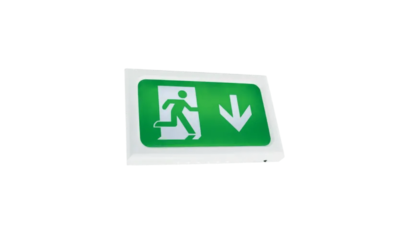 Ansell Lighting Fluorescent Emergency Lighting, Wall, 3 W, Maintained, Non Maintained