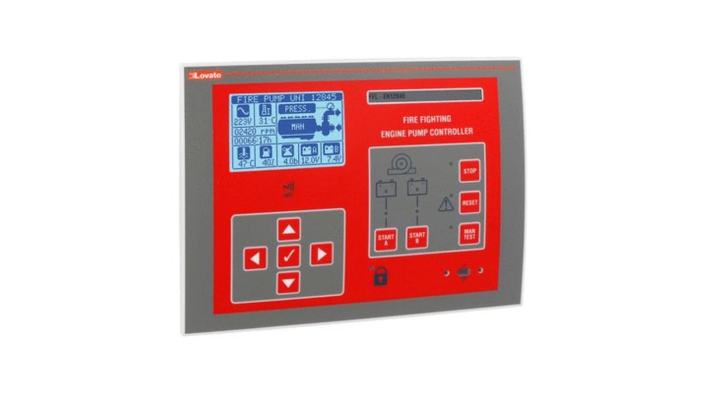 Lovato Motor-Controller, 1, 3-phasig, Konfigurierbar-Steuerung, 250 VAC