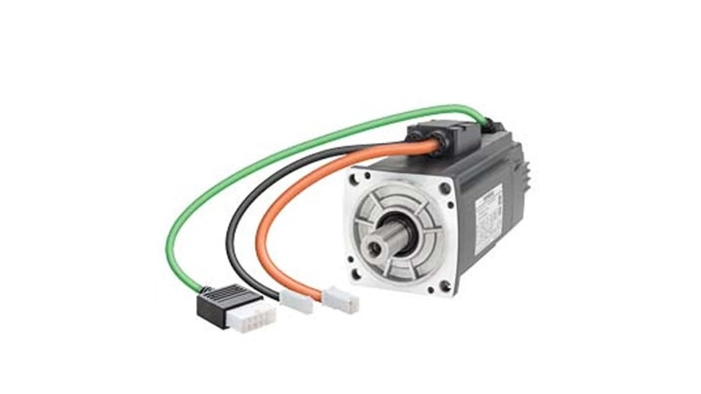 Siemens S-1FL6 Clockwise Synchronous Servo Motor, 1 kW, 230 V, Flange Mount Mounting