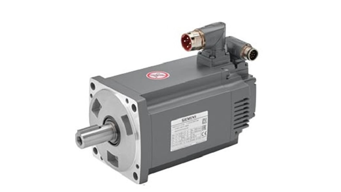 Siemens S-1FL6 Clockwise Synchronous Servo Motor, 2 kW, 230 V, Flange Mount Mounting