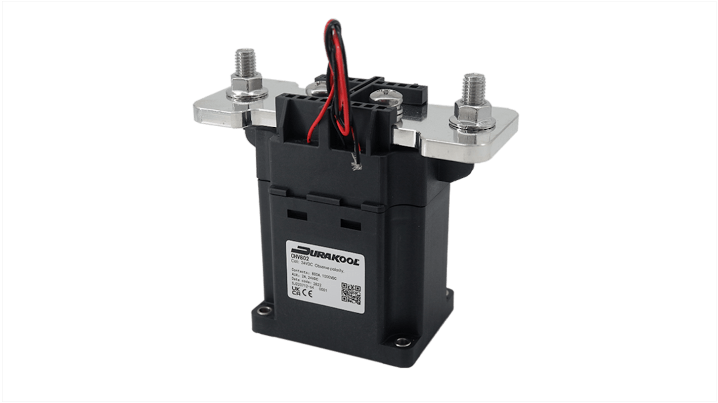 Durakool CHV CHV800 Leistungsschütz 24 V DC-Spule, 1 -polig , 1 kV DC / 800 A Schließer (NO)