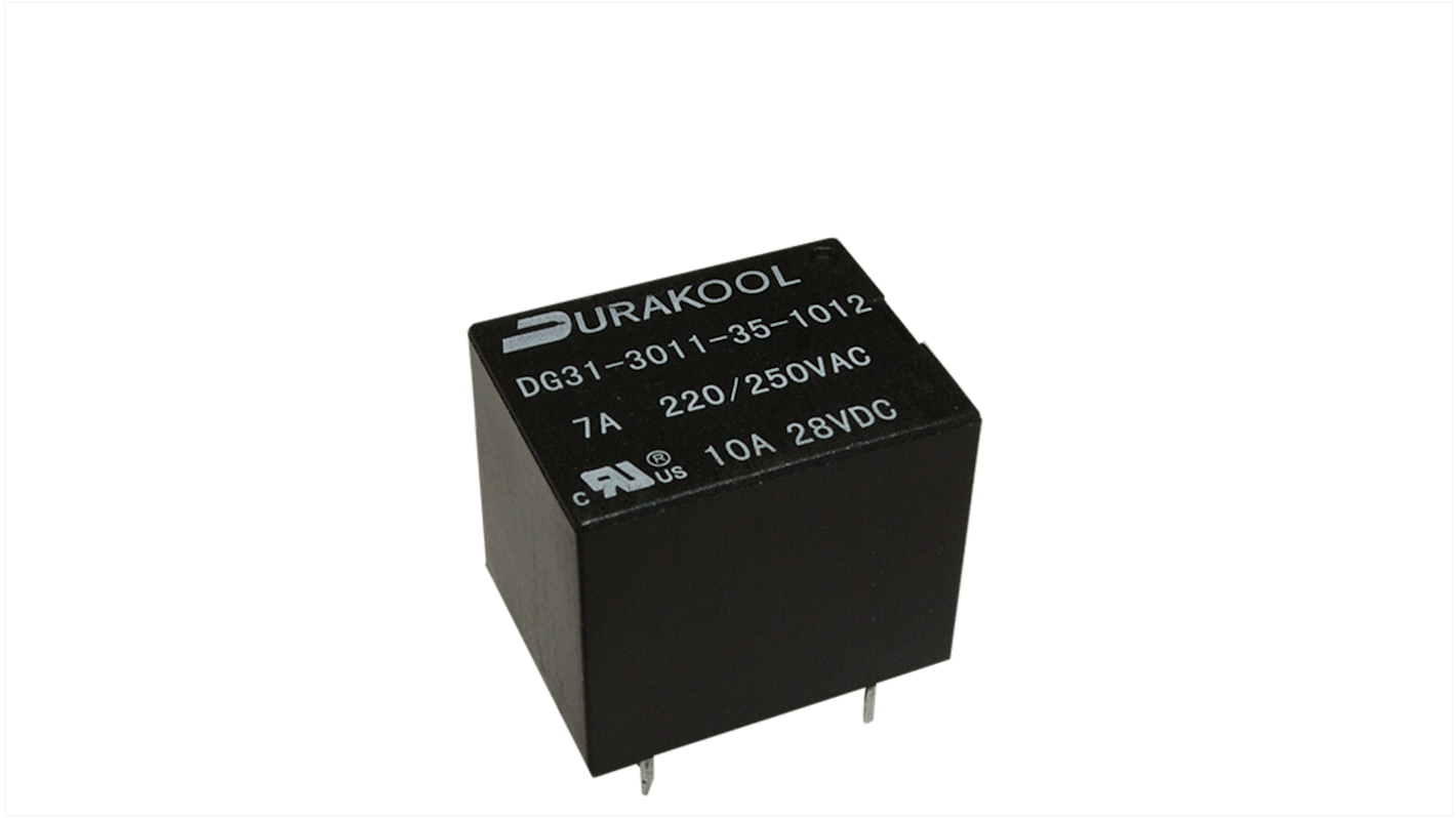 Durakool 12V dc Spule SPDT-C/O Printrelais 12A Monostabiles Relais