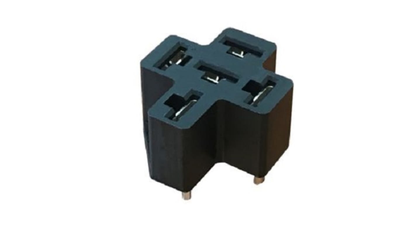 Durakool 继电器底座, 5触点, PCB安装, 适用于迷你 ISO 继电器