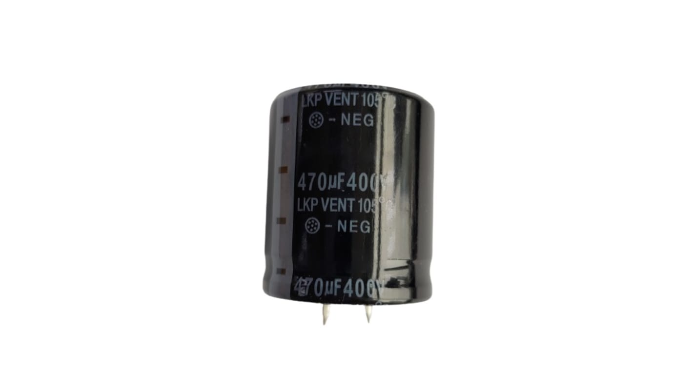 Condensateur RS PRO, Aluminium électrolytique 470μF, 400V c.c.