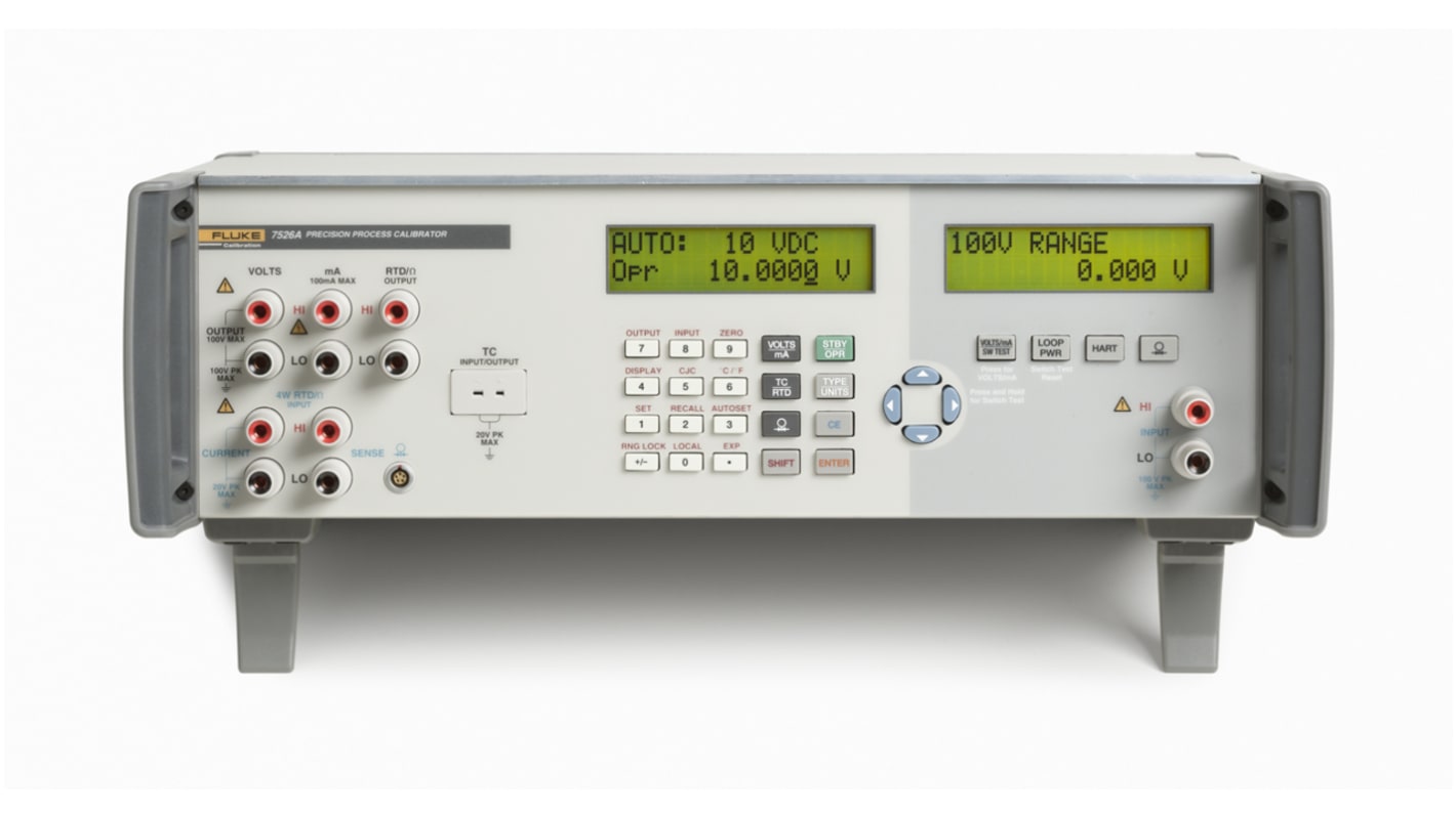 Fluke calibration 7526A Multi Function Calibrator, 100mA, 100V, 44.5 x 14.6 x 29.8cm